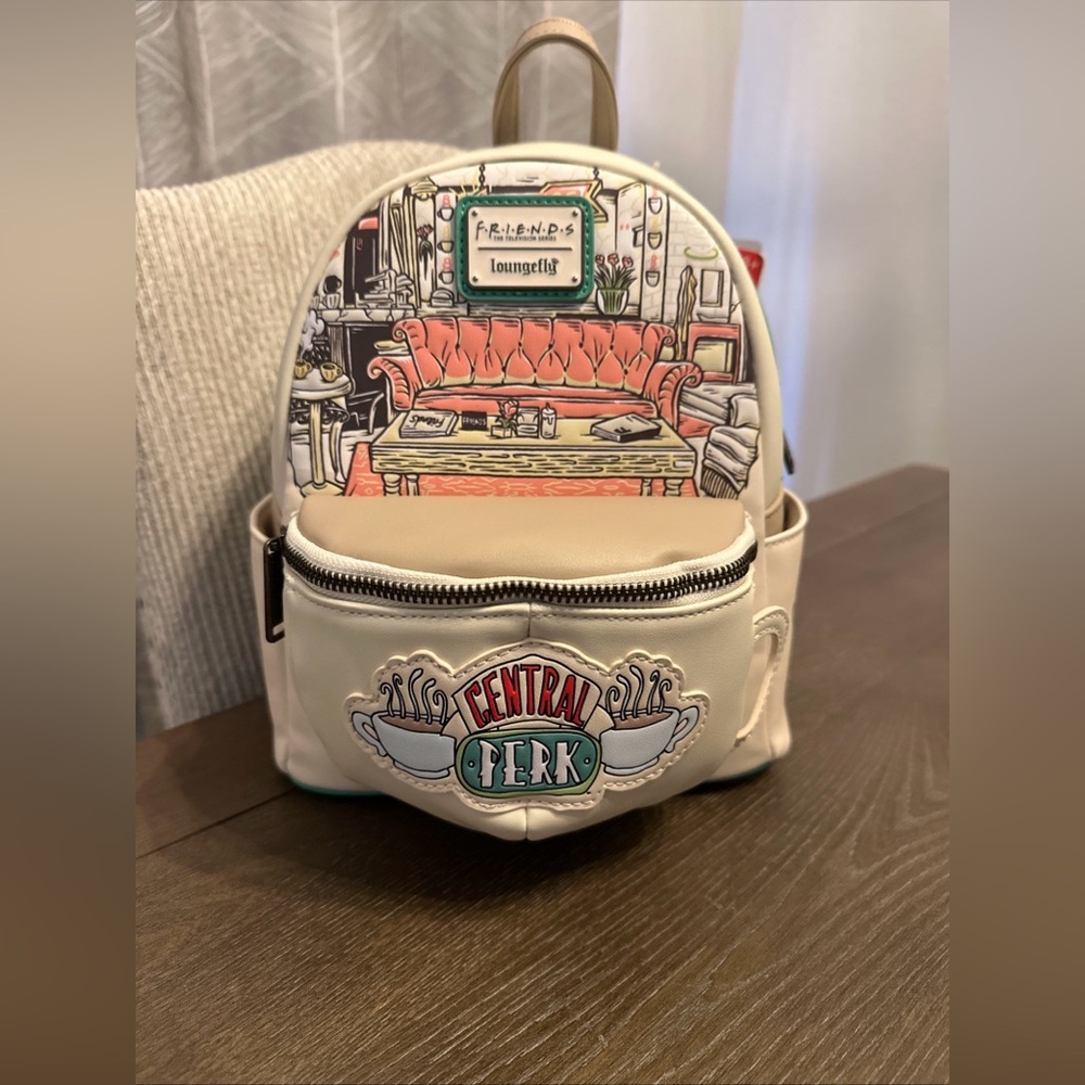 NWT Loungefly‎ Friends Central Perk Domed Coffee Mug Scented Mini Backpack
